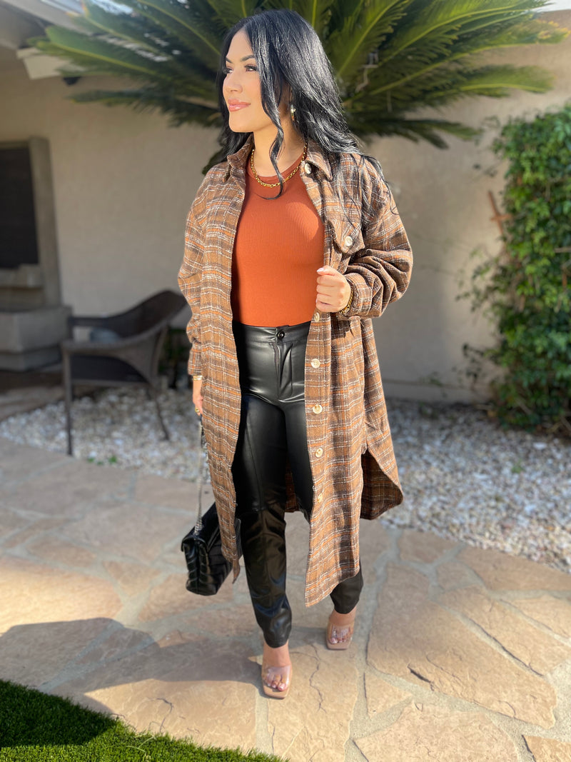 Your Favorite Flannel Shacket Coat