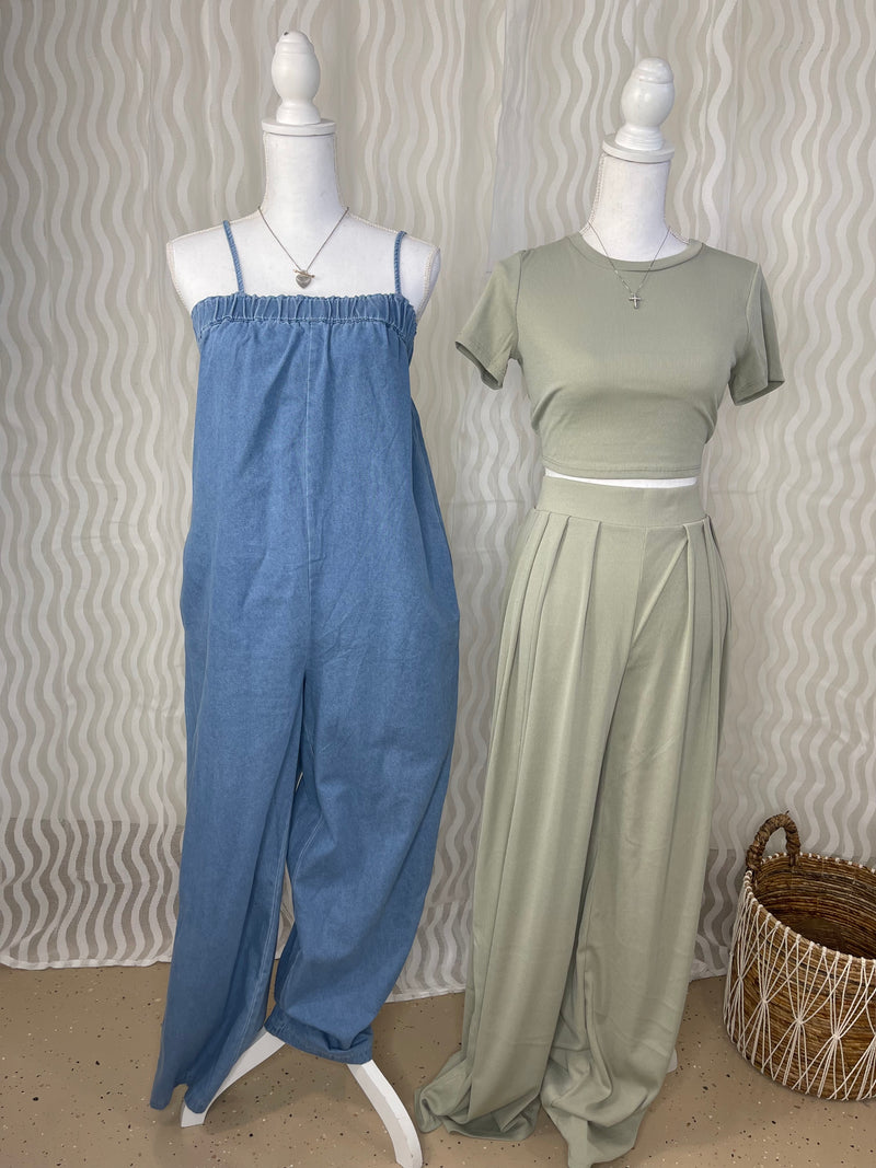 Above You Denim Jumpsuit