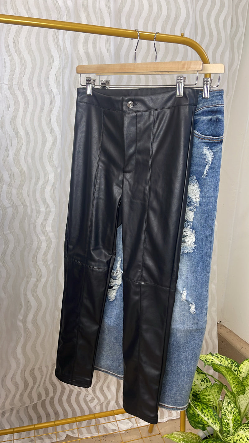 Not Your Basic Faux Leather Pants