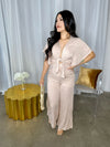 Unstoppable Taupe Jumpsuit