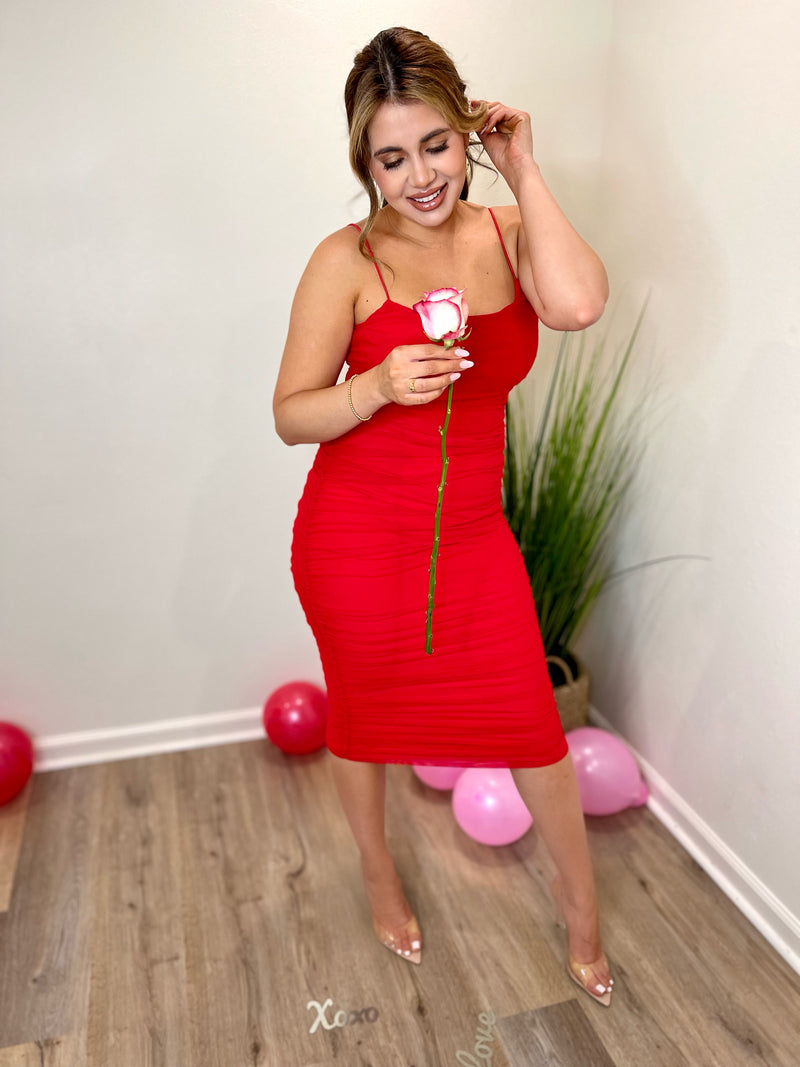 Sweet Attraction Red Dress