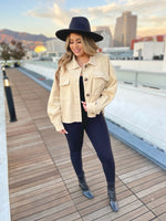Pass Me A Latte Corduroy Jacket