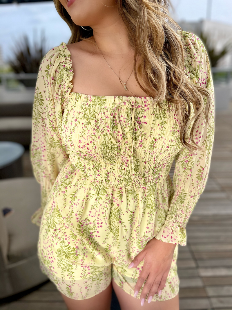 Lemon Drop Martini Romper