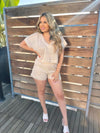 Beige Knit Breeze Set