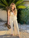 Tie Me Up Linen Jumpsuit
