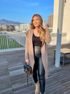Dismiss You Latte Cardigan Coat
