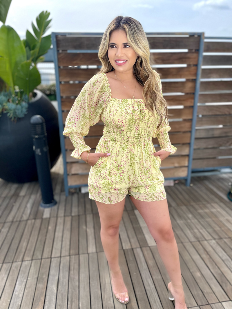 Lemon Drop Martini Romper
