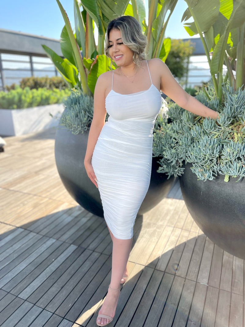 Sweet Attraction Off White Dress