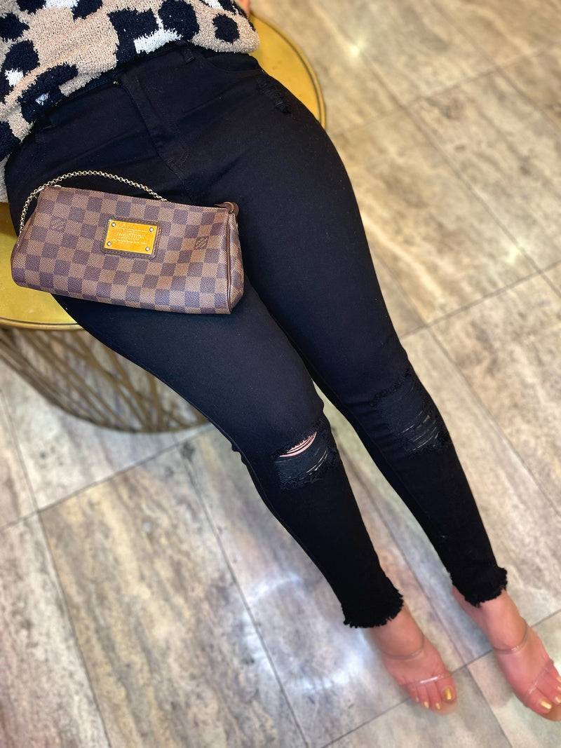 Torn Over You High Rise Skinny Jeans
