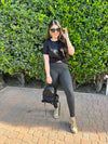 Take Me to Yoga Black Leggings