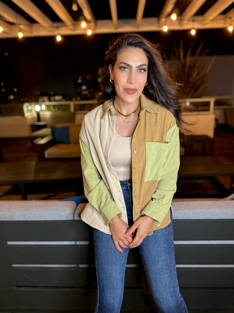 Block Party Corduroy Shacket